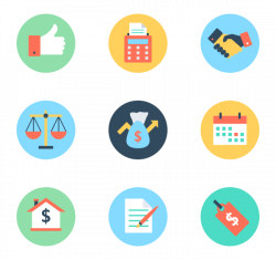 Market and Economics 50 free icons (SVG, EPS, PSD, PNG files)