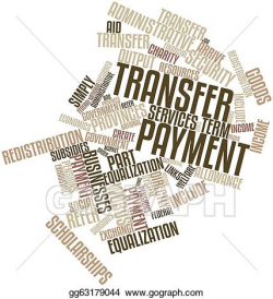 Stock Illustration - Transfer payment. Clipart Drawing ...