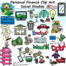Personal Finance Clip Art - Social Studies - Economics Clip Art