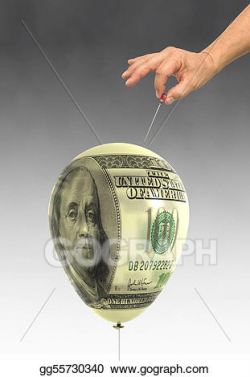 Clipart - Economic bubble. Stock Illustration gg55730340 ...