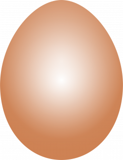 Clipart - Brown Easter Egg