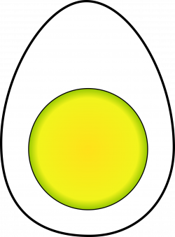 Clipart - hard boiled egg