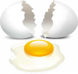 Broken egg with yolk PSD download - GraphicsFuel