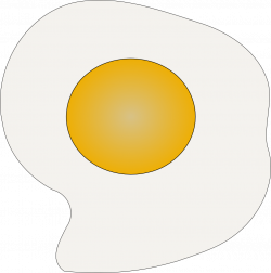 OnlineLabels Clip Art - Sunnyside-Up Egg