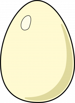 Clipart - white egg