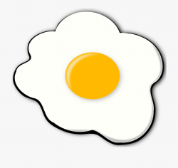 Egg Black And White Clipart - Sunny Side Egg Cartoon #68061 ...