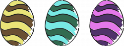 Clipart - Easter eggs 1