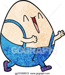 Vector Stock - Humpty dumpty cartoon egg man. Stock Clip Art ...