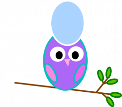 Purple Owl Blue Egg Clip Art at Clker.com - vector clip art online ...
