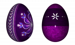 Easter Purple Eggs PNG Clipart | Gallery Yopriceville - High ...
