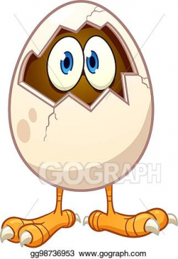 Clip Art Vector - Cartoon egg. Stock EPS gg98736953 - GoGraph