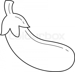 Clipart eggplant black and white 7 » Clipart Station