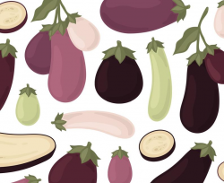Eggplant Clipart, Veggie Clipart, Garden Clipart, Vegetable Clip Art,  Commercial Use