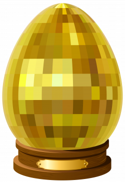 Golden Eeaster Egg Statue Transparent PNG Clip Art Image | Gallery ...