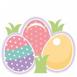 Easter Eggs SVG scrapbook cut file cute clipart files for ...