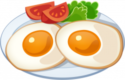 HD Fries Clipart Egg Breakfast - Clip Art Egg Food , Free ...