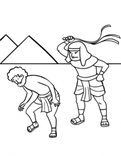 Israel's Enslavement in Egypt coloring page | Free Printable ...
