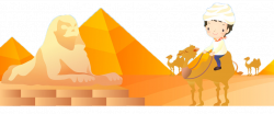Great Sphinx of Giza Egyptian pyramids Travel Illustration - Egypt ...