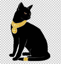 Egyptian Mau Ancient Egypt Kitten Bastet Black Cat PNG ...