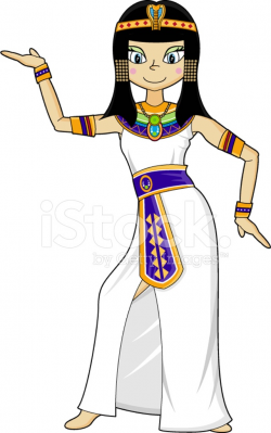 Cleopatra Egyptian Queen Dancing Stock Vector - FreeImages.com