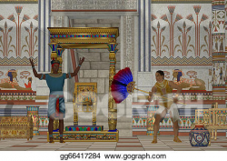 Drawing - Ancient egyptian men. Clipart Drawing gg66417284 ...