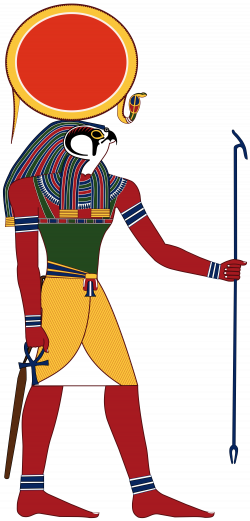 Ra, one of the central deities in Egyptian religion. The deity is ...