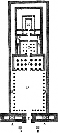 Temple of Edfu, Floor Plan | ClipArt ETC