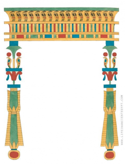 Free Printable Ancient Egyptian Architectural Clipart Page ...