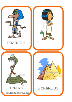 Ancient Egypt Flashcards | Egypt Children's Bible Class ...