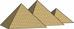 Clipart - Egyptian Pyramids