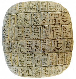 This is cuneiform. Cuneiform was usually written by scribes. The ...