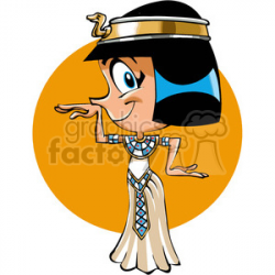 egyptian woman dancing clipart. Royalty-free clipart # 390673