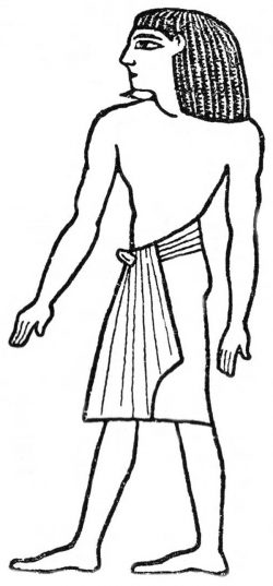 A Figure of Ancient Egypt Farmer Coloring Page - Free ...