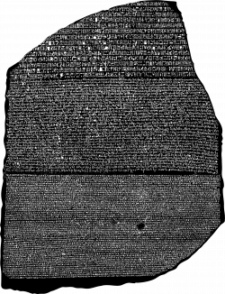 Clipart - The Rosetta Stone