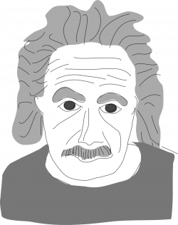 OnlineLabels Clip Art - Einstein