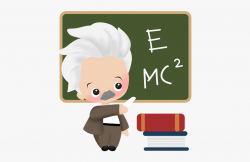 Einstein Clipart Kawaii - Albert Einstein En Dibujo #1396061 ...