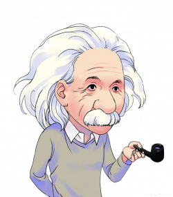 Einstein's Cosmos Cartoon The Theory of Relativity Scientist ...