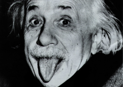 Albert Einstein Tongue - Clip Art Library