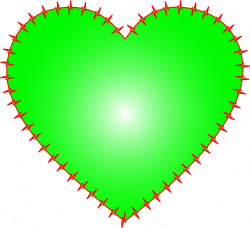 Clipart - Heart EKG Rhythm Green
