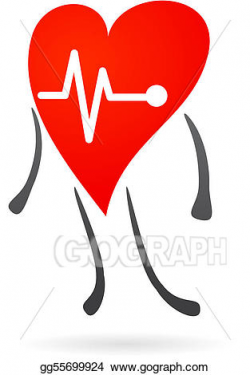 Vector Stock - Hearth health symbol. Clipart Illustration ...