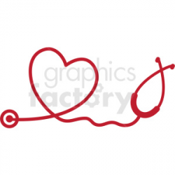 heartbeat set heart stethoscope ekg svg cut file clipart. Royalty-free  clipart # 409232