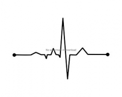 Heart rate art | Etsy