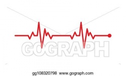 EPS Vector - Heart rhythm, electrocardiogram, ecg - ekg ...