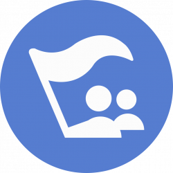 Election Campaign Icon | Circle Blue Election Iconset | Icon Archive
