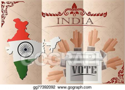 Vector Stock - India election ballot box for collecting ...