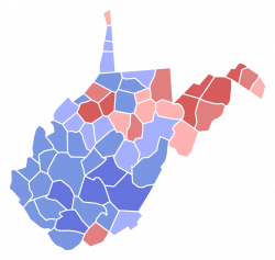 File:West Virginia Governor Election Results by County, 2016.svg ...