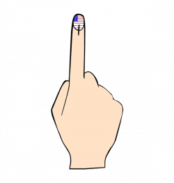 28+ Collection of Vote Finger Clipart | High quality, free cliparts ...