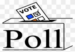 Vote Clipart Canadian Election - Voting Poll - Png Download ...