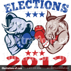 Presidential Elections Clipart #1116416 - Illustration by ...