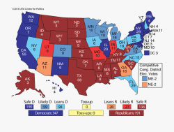 Vote Drawing Presidential Election - Usa Map Trump Vs ...